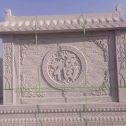 南京 芝麻白花岗岩屏风，照壁，影壁