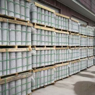 南京 芝麻白挡车柱、阻车桩、隔离柱