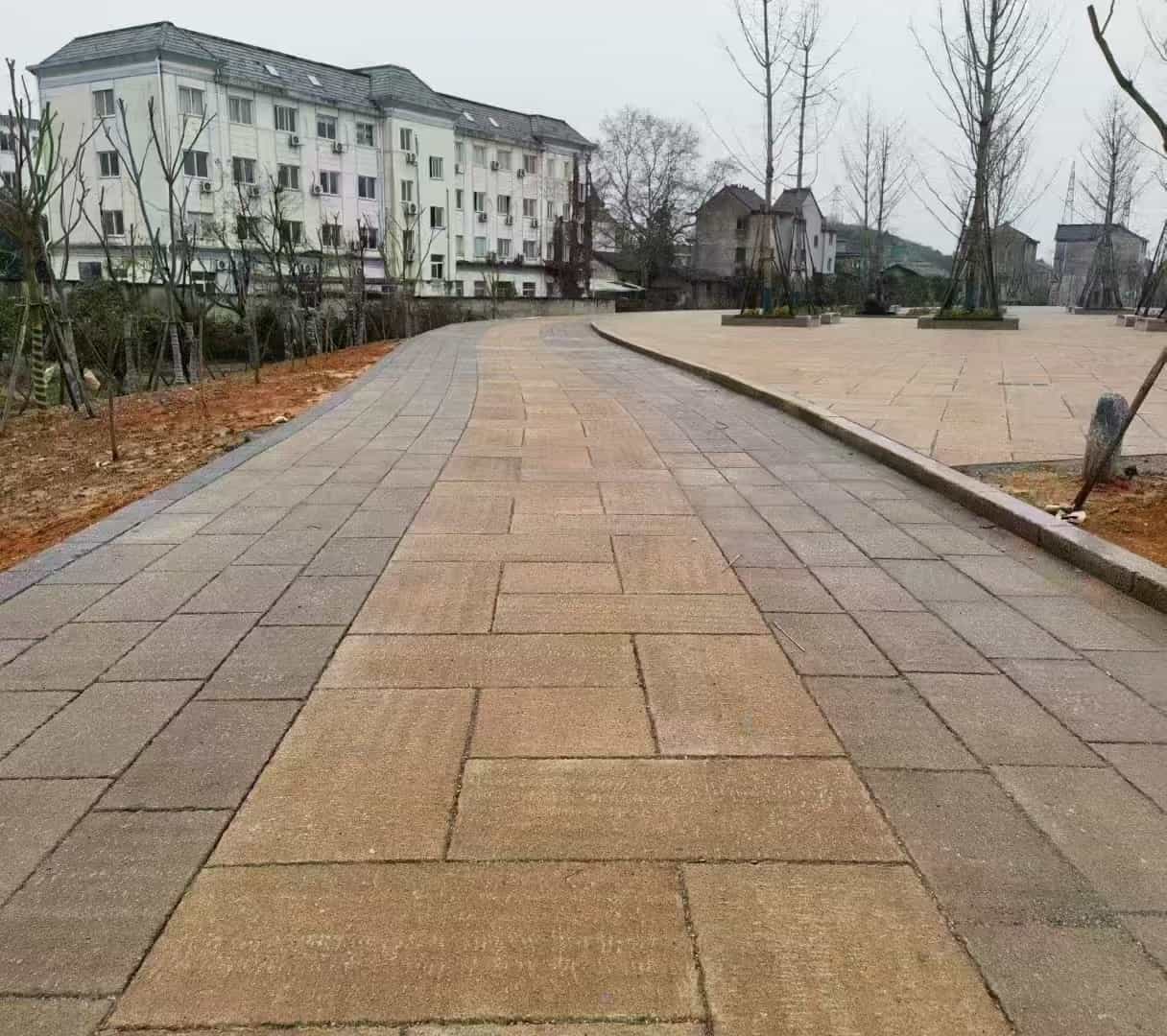 南京仿古石铺装效果