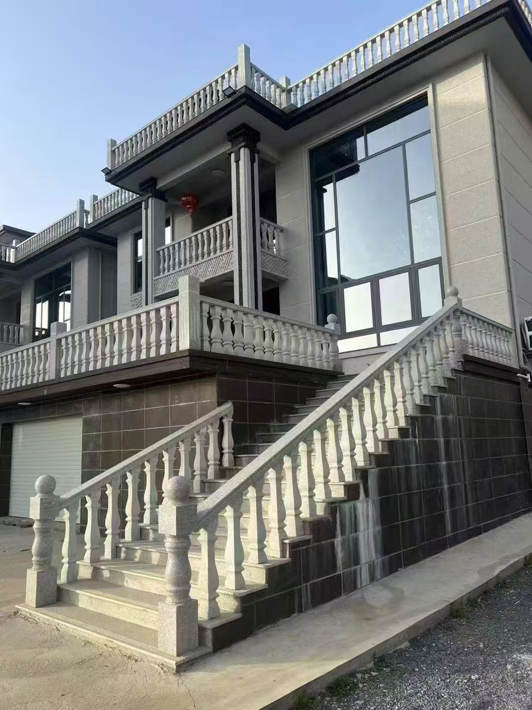 南京 芝麻白别墅阳台栏杆，楼梯栏杆