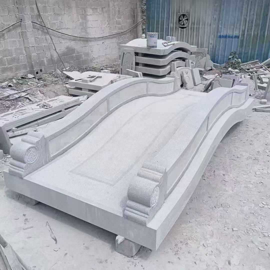 南京 芝麻灰花岗岩园林景观 小石桥