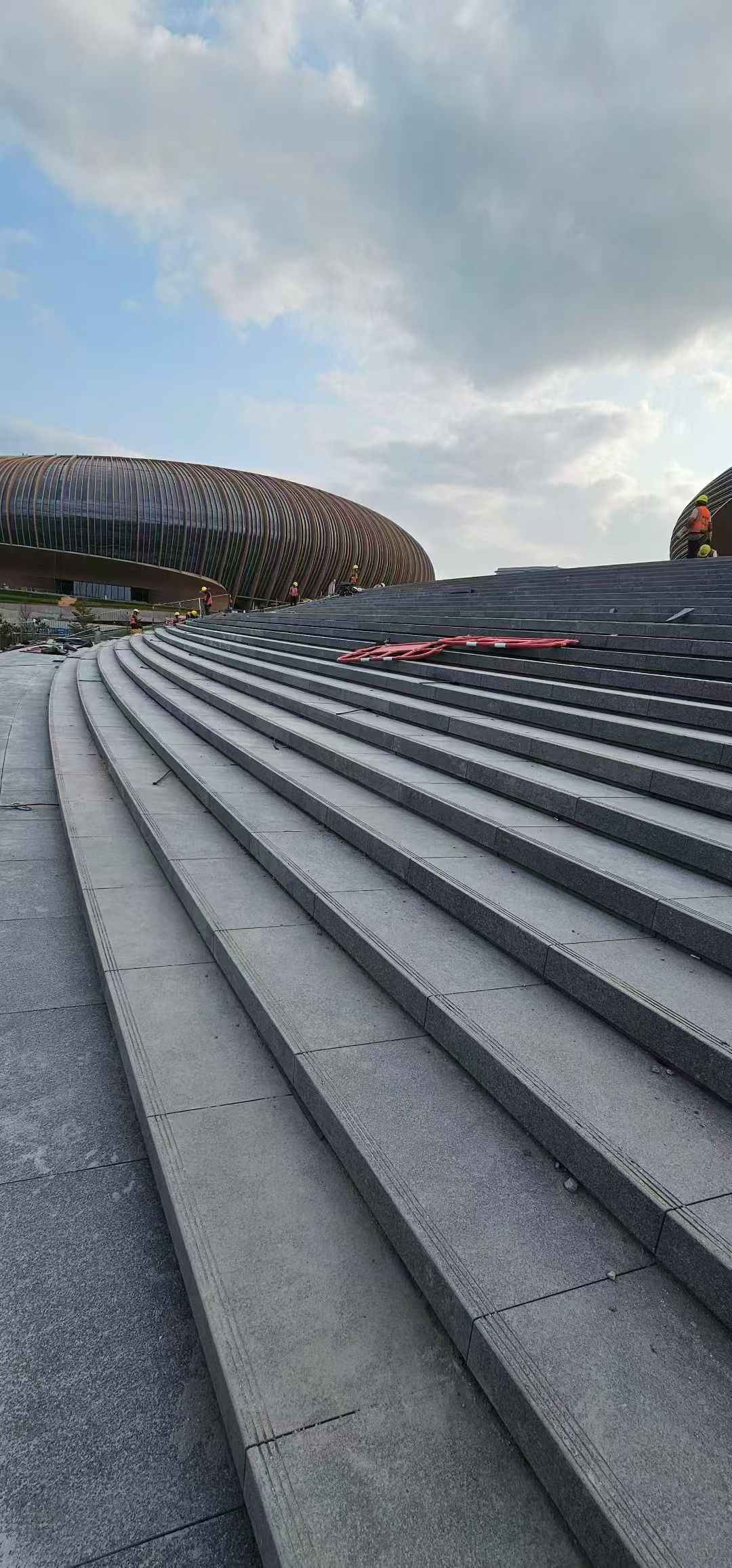 南京 弧形整石台阶铺装效果图