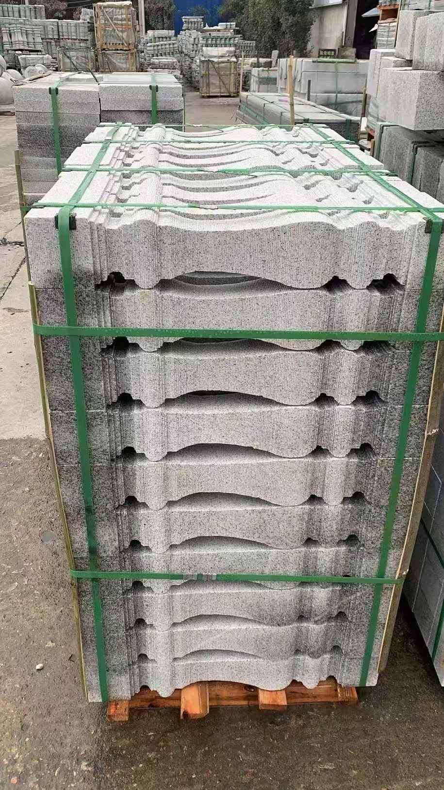 南京 芝麻白方形拉丝面，栏杆花瓶柱