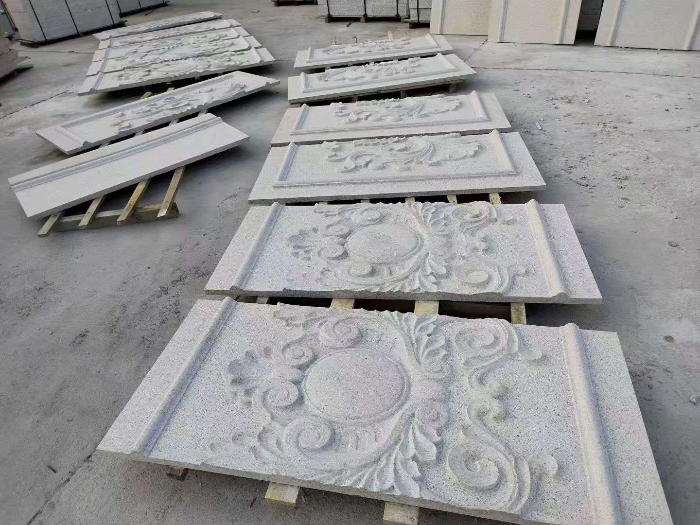 南京 芝麻白干挂雕花板