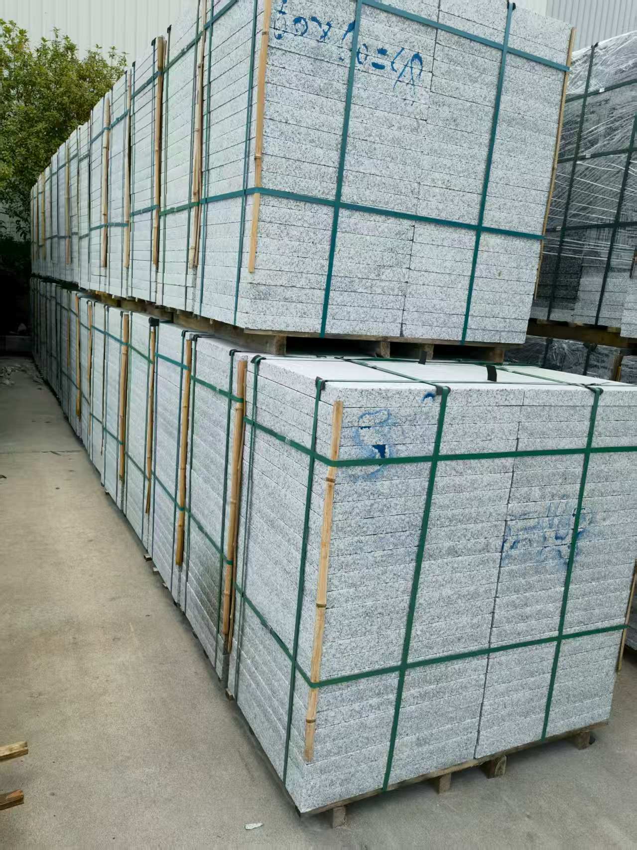 南京 大花芙蓉白火烧成品，市政园林广场地铺石