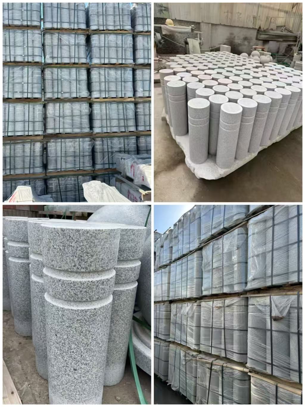 南京 芝麻白花岗岩挡车柱、隔离柱多少钱